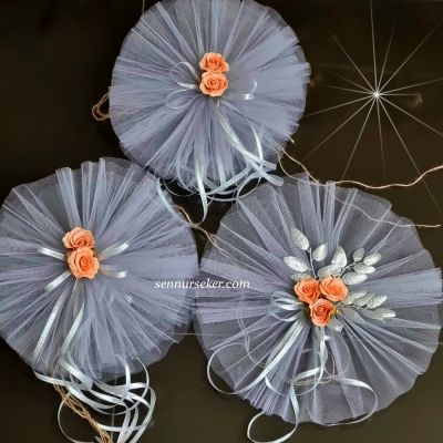 3 Lü Set Bohça, Bavul Süsü ve Çiçeği 3123 - 1