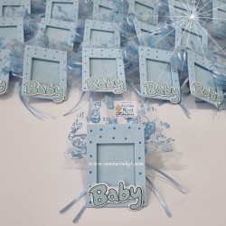 ŞENNUR - Ahşap Baby Çerçeve Magnet Bebek Hediyeliği 3997