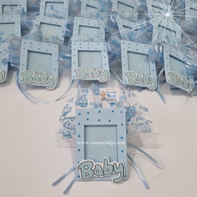 Ahşap Baby Çerçeve Magnet Bebek Hediyeliği 3997