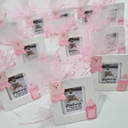Ahşap Figürlü Bebek  Fotoğraf Çerçevesi 3798