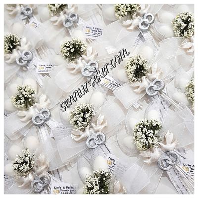 Alyanslı Kuş Nişan, Nikah Şekeri 2335 - 1