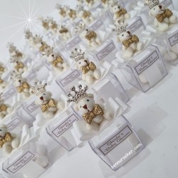 ŞENNUR - Aycıklı Şeffaf Kutuda Baby Shower Hediyeliği 3536