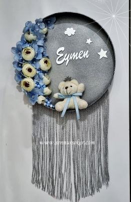 Ayıcıklı Bebek Kapı Süsü 3447 - 1