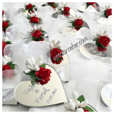 Ayna Magnet Nişan, Nikah Hediyeliği 33510-G - 1