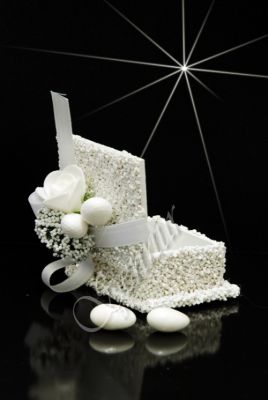 Beyaz Kumlu Kutu 30587 - 2