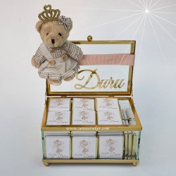 Cam Kutuda İsimli Bebek Çikolatası 3872