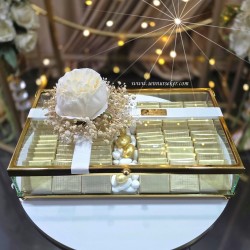 ŞENNUR - Cam Kutuda İsteme, Söz veya Nişan Çikolatası 4091