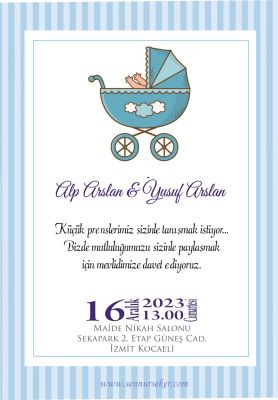 Dijital Bebek Davetiyesi 3519