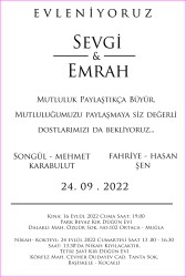 Dijital Nişan, Nikah veya Düğün Davetiyesi  3842