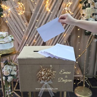 Düğün, Nikah, Nişan ve Sünnet Takı Töreni Para Zarfı (100 Adet) 4124