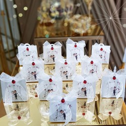  - Gelin Damat Baskılı Uğur Böcekli Kutu 3068