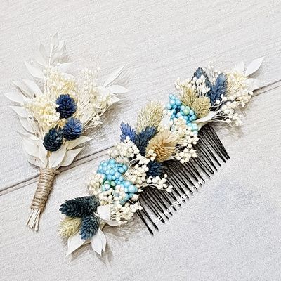 Gelin Tacı ve Damat Yakası Takım 2698 - 1