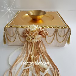  - Gold Taşlı Kına Tabağı 2613