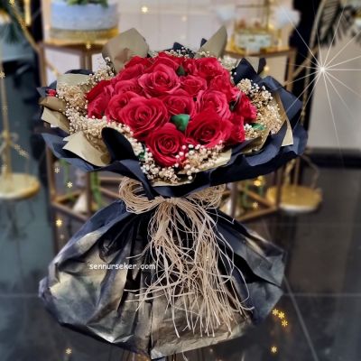 Kırmızı Gül İsteme Çiçeği 3393 - 1