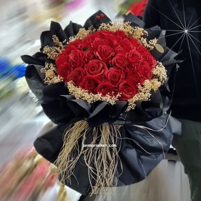 Kırmızı Gül İsteme Çiçeği 3363 - 1