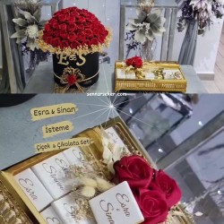 Kız İsteme Çiçeği Söz Nişan Çiçeği Söz Nişan Çikolatası Kız İsteme Çikolatası İsteme Çiçeği 3357 - 1