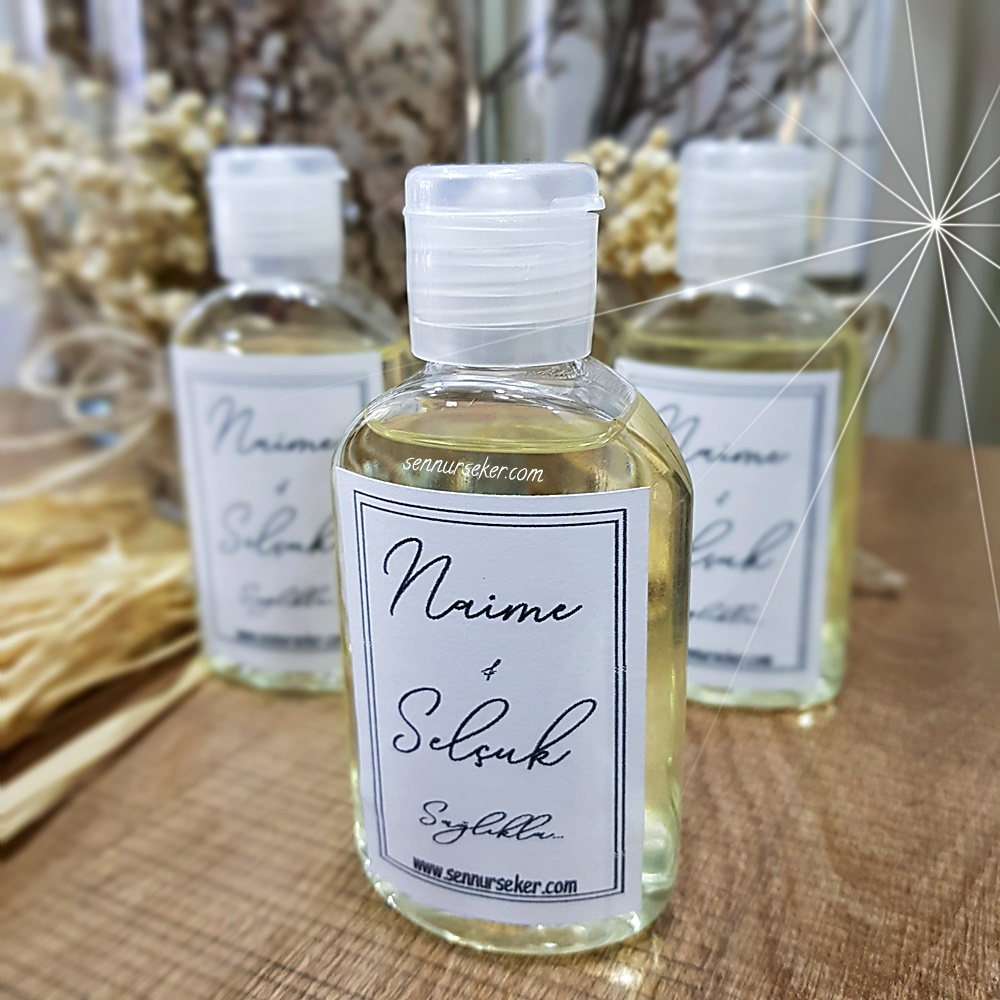 ŞENNUR - Kolonya veya Dezenfektan Söz, Nişan, Nikah, Bebek, Sünnet Hediyeliği 2994
