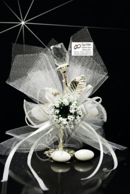 Kristal Gül Nikah Şekeri 32673 - 1