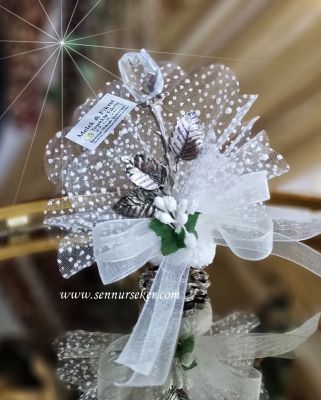 Kristal Gümüş Dal Gül 3318 - 2