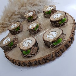 ŞENNUR - Naturel Kütük Mum Söz, Nişan ve Nikah Hatırası 3107