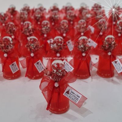 Özel Cam Şişede Kolonya Söz, Nişan, Kına ve Nikah İçin Şık Hediyeliği 4079