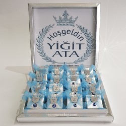  - Pleksi İsimli Bebek ve Sünnet Çikolatası 3089