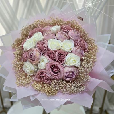 Pudra Pembe, Beyaz Gül İsteme, Söz, Nişan, Kına Buketi 4040 - 1