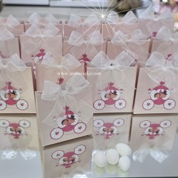  - Şekerli, Gelin Damat Baskılı Kutu Nikah Şekeri 4032