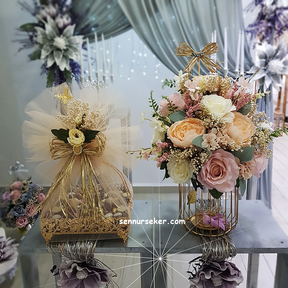 Soft Söz, Nişan Çikolata ve Çiçek Seti 3016 Söz / Nişan Çikolatası ŞENNUR