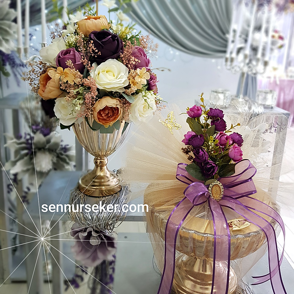 Söz, Nişan Çiçek ve Çikolata Seti 2962 Söz / Nişan Çikolatası ŞENNUR